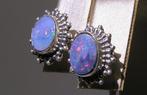 Opale Boucles doreilles - Hauteur : 13 mm - Largeur : 11, Verzamelen
