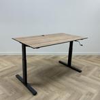 Eromes  slingerbureau 140x80 cm, havanna - antraciet, Bureau