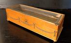 stile Liberty, 26 cm - Sieradendoos - Hout, Messing, Glas,, Antiek en Kunst, Curiosa en Brocante