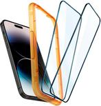 Spigen AlignMaster Full Cover Glass 2 pack voor iPhone 14..., Télécoms, Téléphonie mobile | Housses, Coques & Façades | Apple iPhone