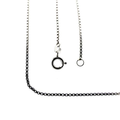 Witgouden Venetiaanse ketting | 39 cm (witgouden ketting), Handtassen en Accessoires, Kettingen, Overige kleuren, Gebruikt, Goud