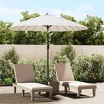 vidaXL Parasol met aluminium paal 270 cm zandwit, Verzenden, Nieuw