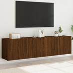 vidaXL Tv-meubels 2 st wandgemonteerd 80x30x41 cm, Huis en Inrichting, Kasten |Televisiemeubels, Nieuw, Verzenden