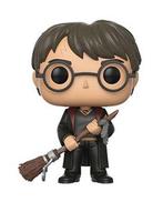 Harry Potter POP! Movies Vinyl Figure Harry with Firebolt Ex, Collections, Harry Potter, Ophalen of Verzenden