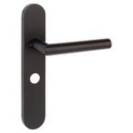 Deurklink / deurkruk -zwart - met slotgat - 63 mm - voor, Nieuw, Verzenden