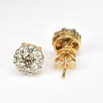 Oorbellen - 14 karaat Geel goud - 1.38ct. tw. Diamant, Nieuw