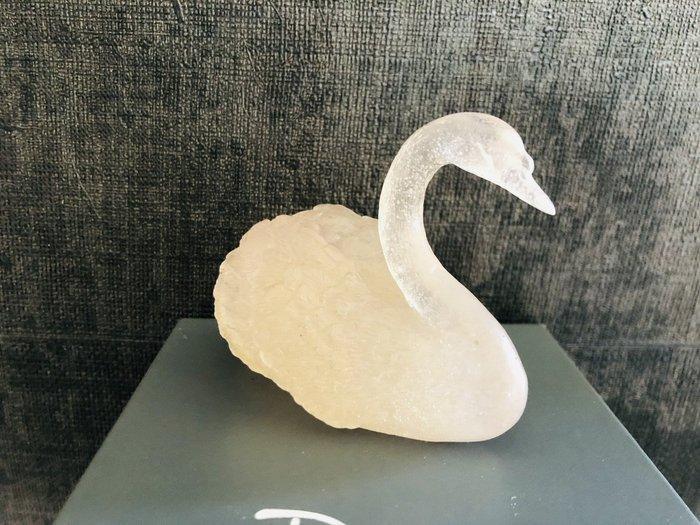 Daum - Beeldje - Cygne avec boîte - kristalpasta, Antiquités & Art, Antiquités | Verre & Cristal