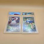 Snorlax AR & CHR - 2 Graded card - Graad, Hobby en Vrije tijd, Nieuw