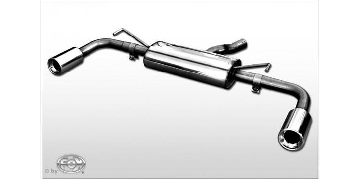 FOX Toyota Auris Diesel einddemper rechts/links - 1x90 type, Auto-onderdelen, Uitlaatsystemen, Nieuw, Verzenden