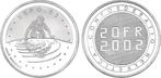 20 Franken 2002 Schweiz Expo '02 zilver
