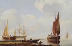 David Kleyne (1753-1805) - Schepen op kalme zee bij Zeeland