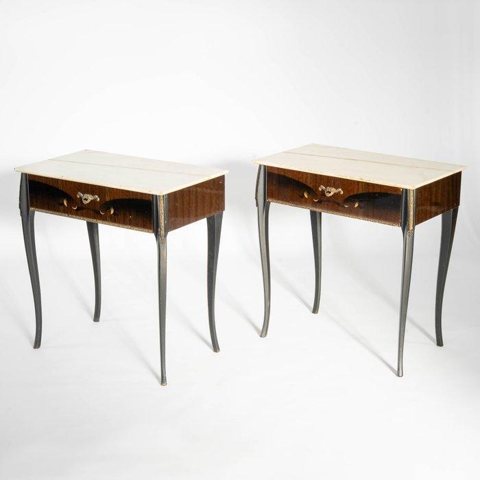 Nachtkastje (2) - Hout, Marmer, Antiek en Kunst, Curiosa en Brocante