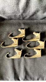 Kapstok (6) - Rustiek/equestre - Verguld messing