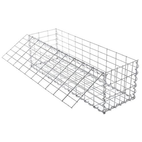 Gabion steendraad 4 mm maaswijdte verzinkt grijs en zilver, Tuin en Terras, Gaas en Draad, Nieuw, Ophalen of Verzenden