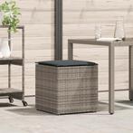 vidaXL Kussenbox Grijs 50x50x50 cm Poly Rattan, Verzenden, Nieuw