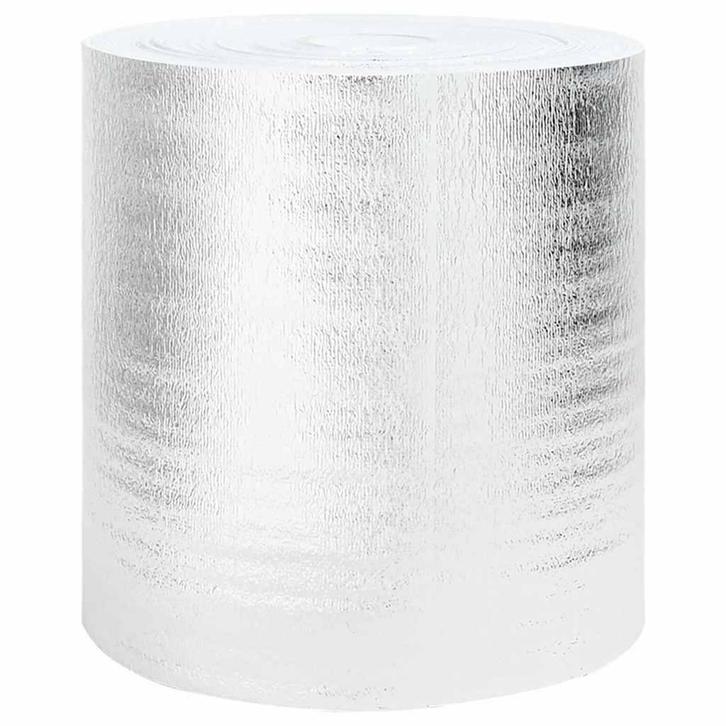 vidaXL Radiatorfolie Zilver 0.5 x 10 m Aluminium, Doe-het-zelf en Bouw, Verwarming en Radiatoren, Nieuw, Verzenden
