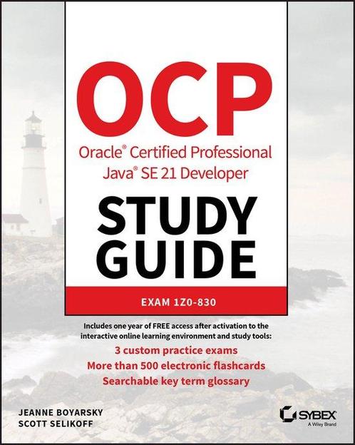 Sybex Study Guide- OCP Oracle Certified Professional Java SE, Boeken, Overige Boeken, Zo goed als nieuw, Verzenden