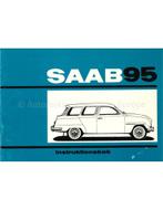 1963 SAAB 95 INSTRUCTIEBOEKJE ZWEEDS