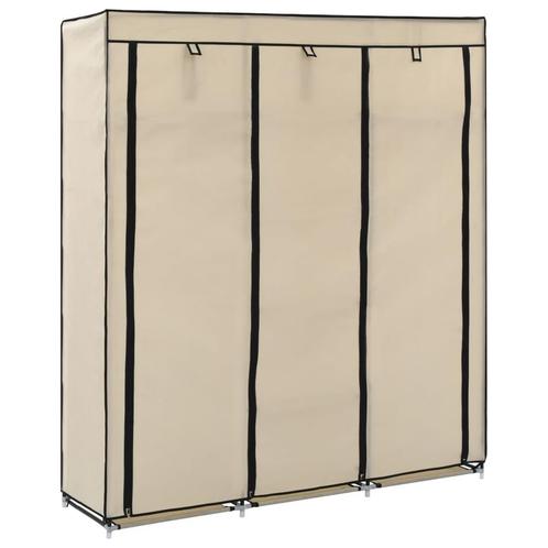 vidaXL Kledingkast met vakken en stangen 150x45x175 cm stof, Huis en Inrichting, Kasten | Kleerkasten, Nieuw, Verzenden