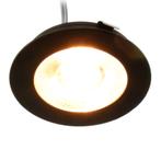 EcoDim LED Meubelspot Ø55mm Zwart IP54, Huis en Inrichting, Lampen | Plafondlampen, Verzenden, Nieuw, Metaal