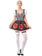 Dirndl Jurk Oktoberfest Hart, Verzenden, Nieuw