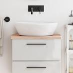 vidaXL Wastafelblad 60x40x2,5 cm massief beukenhout, Huis en Inrichting, Keuken | Keukenelementen, Verzenden, Nieuw