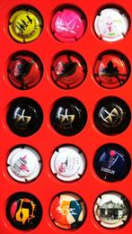 Collection de capsules de champagne - route du champagne