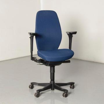 Kinnarps 9000 bureaustoel, blauw, 4D armleggers