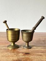 Mortier et pilon (4) - Bronze - 2 vis avec tampons