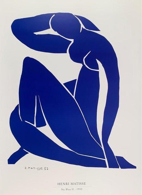 Henri Matisse (1869-1954) - Nu bleu II, 1952 - Artprint -, Antiek en Kunst, Antiek | Overige Antiek