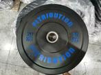 Disques Olympiques Bumper Plates caoutchouc en stock!!!, Sport en Fitness, Fitnessmaterialen, Nieuw