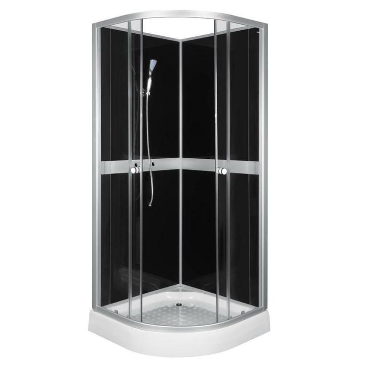 Sanifun complete douchecabine Nolan 900 x 900 zwart, Doe-het-zelf en Bouw, Sanitair, Douche, Nieuw, Ophalen of Verzenden