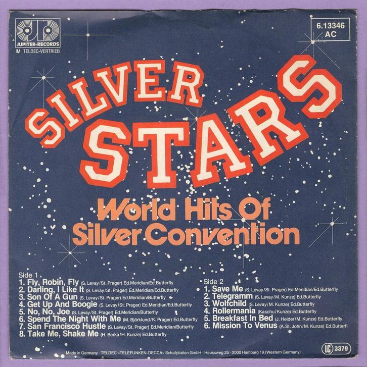 Silver Stars – World Hits Of Silver Convention / (Part 2) (7, Cd's en Dvd's, Vinyl Singles, Ophalen of Verzenden