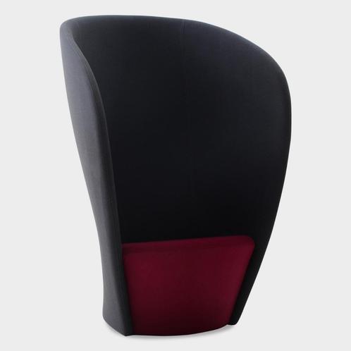Design fauteuil +Halle Shelter - Antraciet-fuchsia, Huis en Inrichting, Fauteuils, Gebruikt, Ophalen of Verzenden