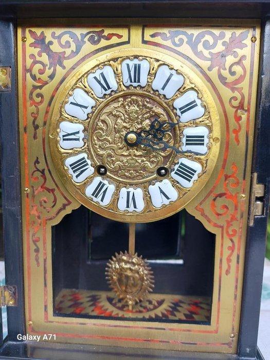 Boulle klok - Messing, Hout - 1950-1960, Antiek en Kunst, Antiek | Klokken