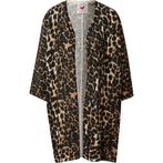 Frogbox • lang vest met luipaard print • 36, Kleding | Dames, Bruin, Verzenden, Nieuw, Maat 36 (S)