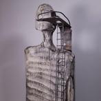 Karol Dusza - The Thinker (Wooden sculpture)