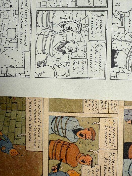 Tintin - L’île noire - page 49 en édition alternée + page 49, Boeken, Stripverhalen
