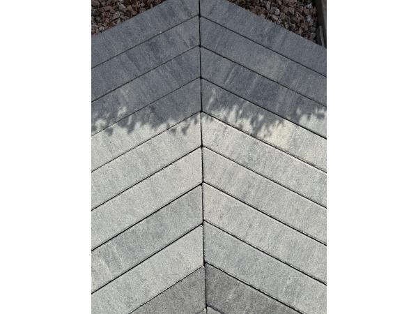 Veiling - 25,44 M2 Betonsteen Grey Nuance 40x8x8 Cm, Tuin en Terras, Tegels en Klinkers, Nieuw