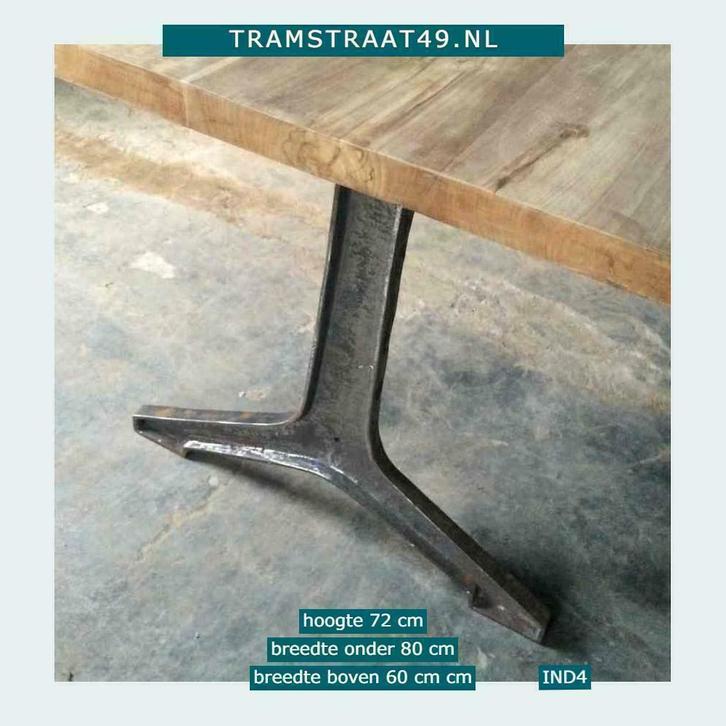 Losse tafelpoten, industriële tafelpoot, hoog en laag, Huis en Inrichting, Tafelonderdelen, 50 tot 100 cm, 50 tot 100 cm, Gebruikt