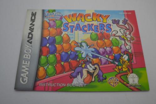 Tiny Toon Adventures - Wacky Stackers (GBA USA MANUAL), Consoles de jeu & Jeux vidéo, Consoles de jeu | Nintendo Consoles | Accessoires