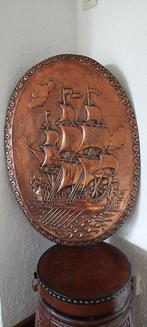 Plaque en cuivre rouge - Cuivre, Antiquités & Art