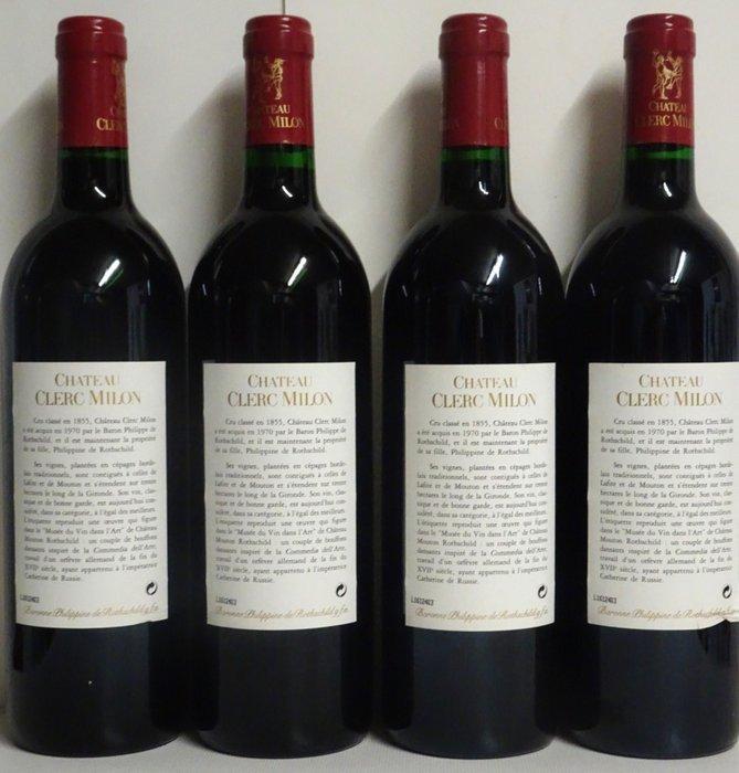 1994 Chateau Clerc Milon - Pauillac 5ème Grand Cru Classé -, Collections, Vins