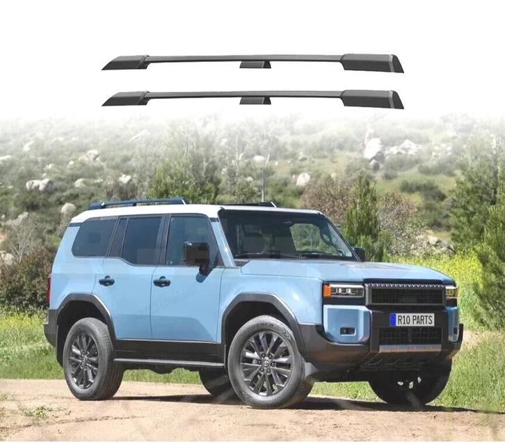 BARS DE TOIT TOYOTA LAND CRUISER J250 24- NOIR, Autos : Pièces & Accessoires, Carrosserie & Tôlerie, Envoi