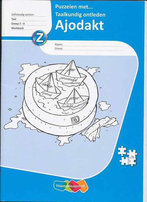 Ajodakt Puzzelen met taalkundig ontleden groep 7-8 (per stuk, Boeken, Schoolboeken, Verzenden