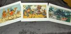 Document - Tintin - Ensemble de 3 lithographies - Puzzles, Boeken, Nieuw