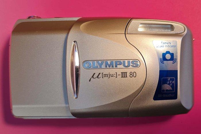 Olympus Mju-III 80 Analoge camera, Audio, Tv en Foto, Fotocamera's Analoog