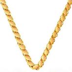 Handmade - Ketting - 14 karaat Geel goud - Strass ketting