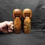Uniek ontwerp Sosaku Kokeshi  / kokeshi-pop - Hout -