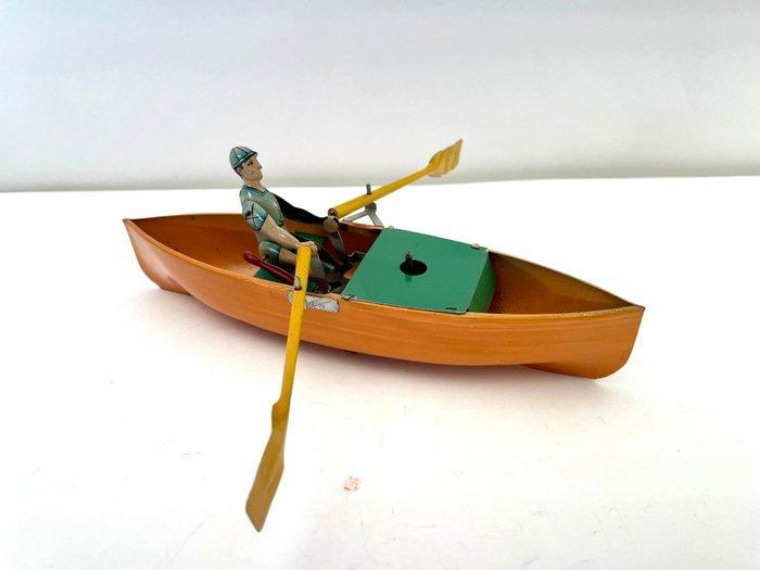 Arnold - Blikken speelgoed - Rower With Rowboat - 1920-1930, Antiquités & Art, Antiquités | Jouets